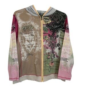 VANILLA SUGAR Y2K Full Zip 2X Hoodie Top